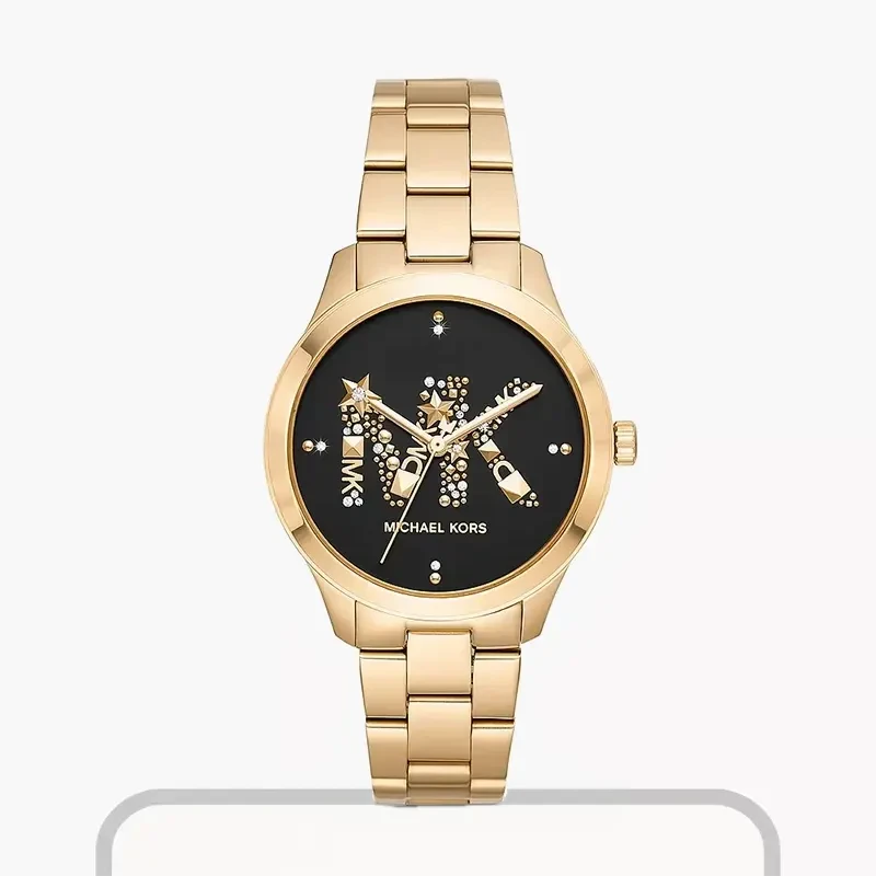 Michael Kors Runway Gold-tone Ladies Watch- MK6682